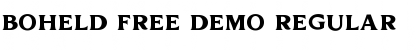 Download Boheld Free DEMO Font Download Boheld Free DEMO Font