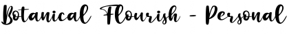 Download Botanical Flourish - Personal U Font Download Botanical Flourish - Personal U Font