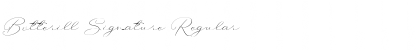 Download Botterill Signature Font