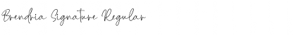 Download Brendria Signature Font Download Brendria Signature Font