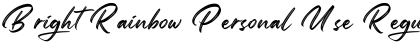 Download Bright Rainbow Personal Use Font Download Bright Rainbow Personal Use Font