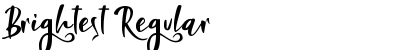 Download Brightest Font Download Brightest Font