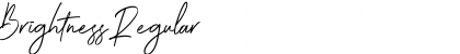 Download Brightness Font Download Brightness Font