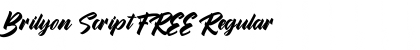Download Brilyon Script FREE Font