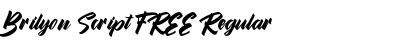 Brilyon Script FREE Font
