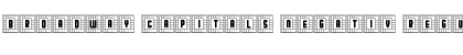 Download Broadway Capitals Negativ Font Download Broadway Capitals Negativ Font
