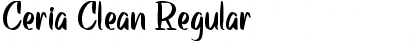 Ceria Clean Regular Font
