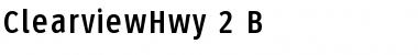 Download ClearviewHwy-2-B Font Download ClearviewHwy-2-B Font