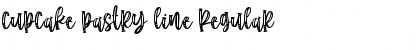 Download cupcake pastry line Font Download cupcake pastry line Font