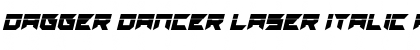 Download Dagger Dancer Laser Italic Font Download Dagger Dancer Laser Italic Font