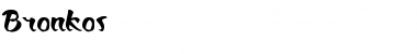 Download Bronkos Font Download Bronkos Font