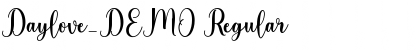 Daylove_DEMO Regular Font