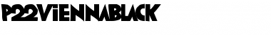 P22ViennaBlack Font