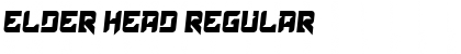 Elder Head Regular Font