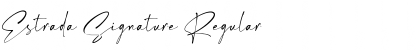 Estrada Signature Regular Font