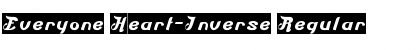 Download Everyone Heart-Inverse Font Download Everyone Heart-Inverse Font