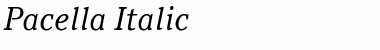 Pacella Italic Font