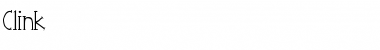 Download Clink Font Download Clink Font