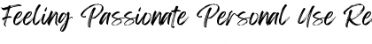 Download Feeling Passionate Personal Use Font Download Feeling Passionate Personal Use Font