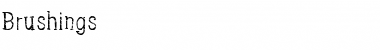 Download Brushings Font Download Brushings Font