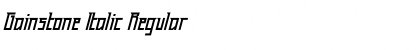 Download Gainstone Italic Font