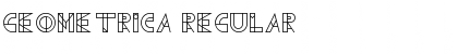 Geometrica Regular Font