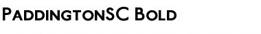 PaddingtonSC  Bold Small Caps Font