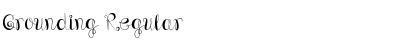 Download Grounding Font Download Grounding Font