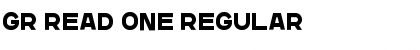 GR Read One Regular Font