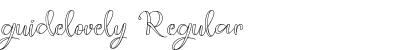 Download guidelovely Font