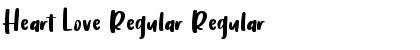 Heart Love Regular Regular Font