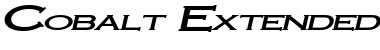 Cobalt Extended Bold Italic Font