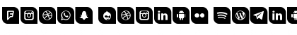 Download Icons Social Media 1 Font