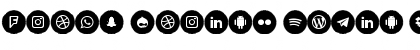 Download Icons Social Media 4 Font
