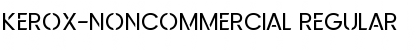 Download Kerox-NonCommercial Font Download Kerox-NonCommercial Font