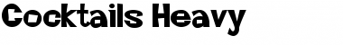 Cocktails Heavy Font