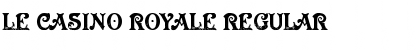 Le Casino Royale Regular Font