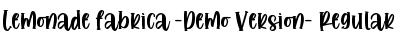 Download Lemonade fabrica -Demo Version- Font