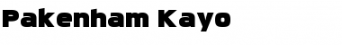 Download Pakenham Kayo Font