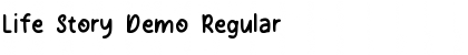 Download Life Story Demo Font Download Life Story Demo Font
