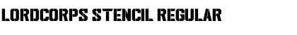 Download Lordcorps Stencil Font Download Lordcorps Stencil Font
