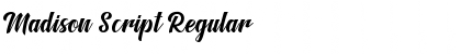 Madison Script Regular