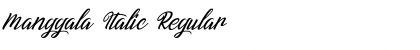 Download Manggala Italic Font