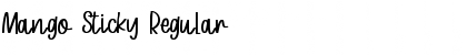 Download Mango Sticky Font Download Mango Sticky Font