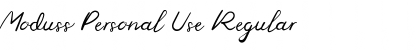Download Moduss Personal Use Font Download Moduss Personal Use Font