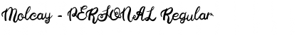 Download Molcay - PERSONAL Font