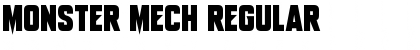 Monster Mech Regular Font