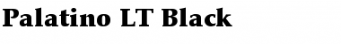 Palatino LT Black Regular Font