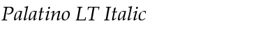 Download Palatino LT Font