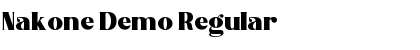 Download Nakone Demo Font Download Nakone Demo Font